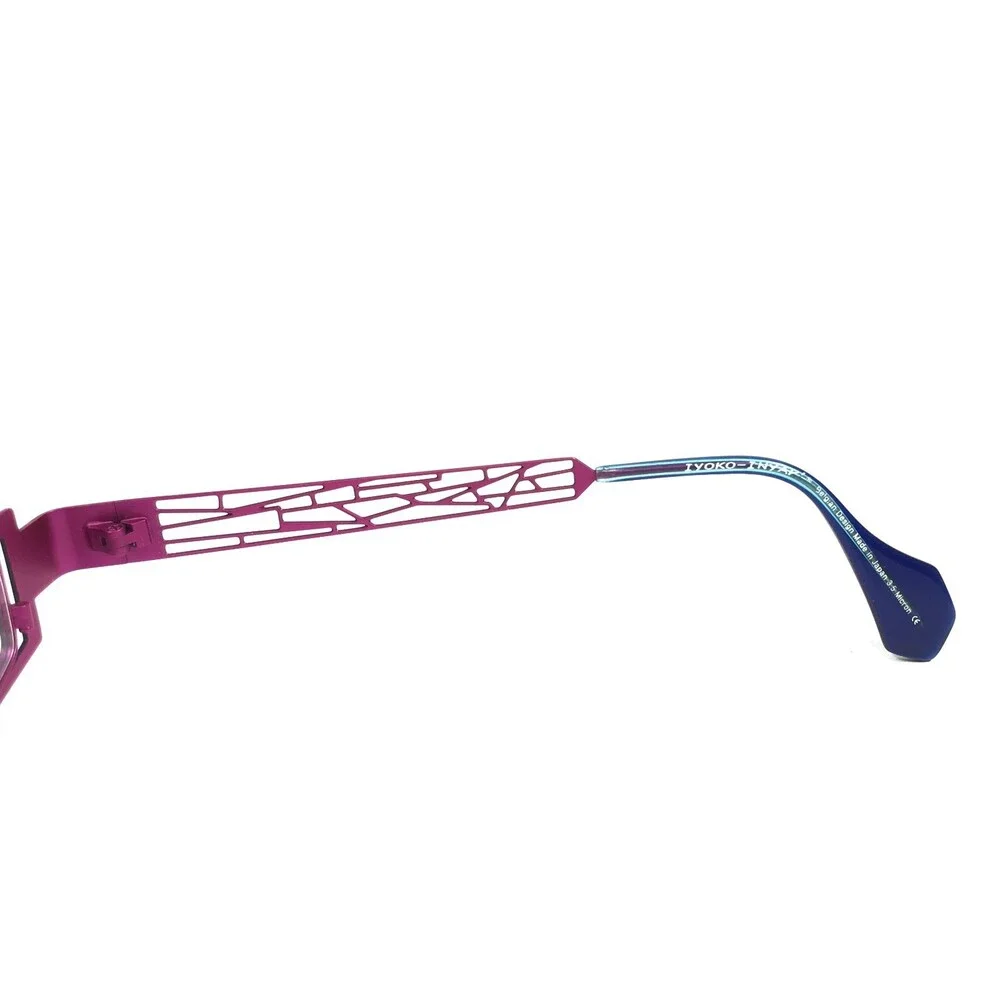 Iyoko-Inyake Eyeglasses Frames IY576 Col.103 Purple Pink Rectangular 44-18-140